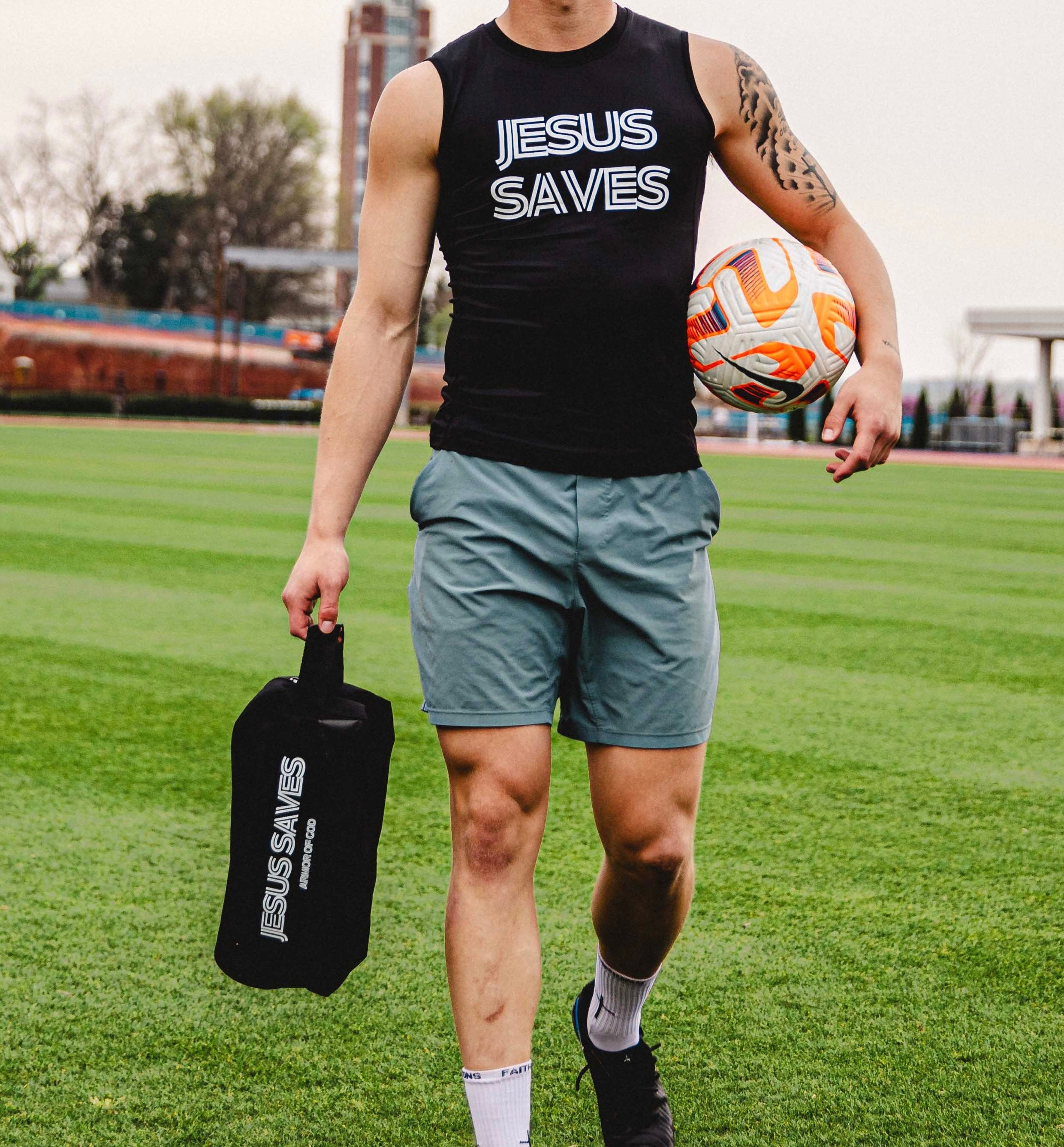 'JESUS SAVES' BOOT BAG