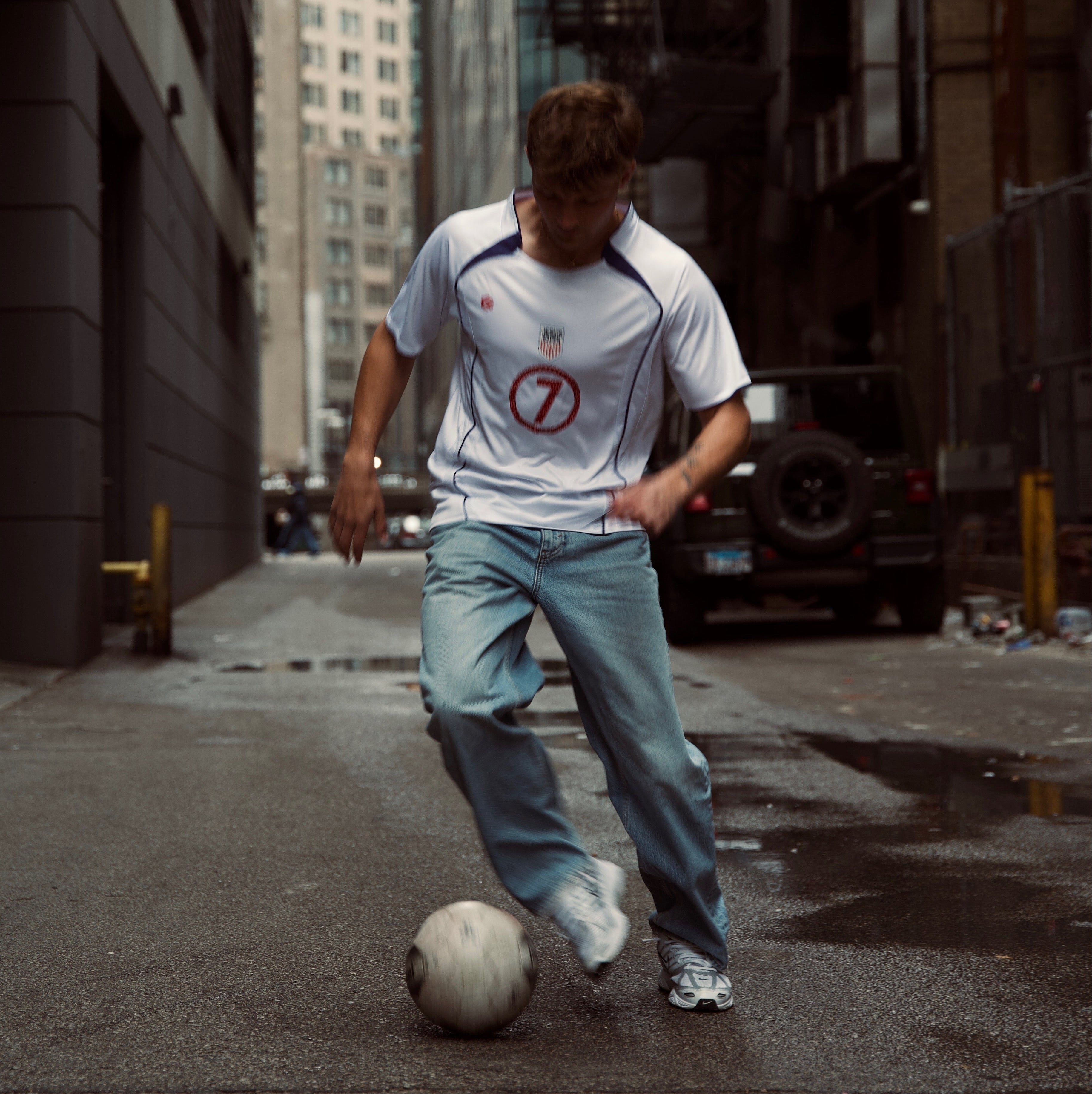 'JESUS SAVES' X USA JERSEY