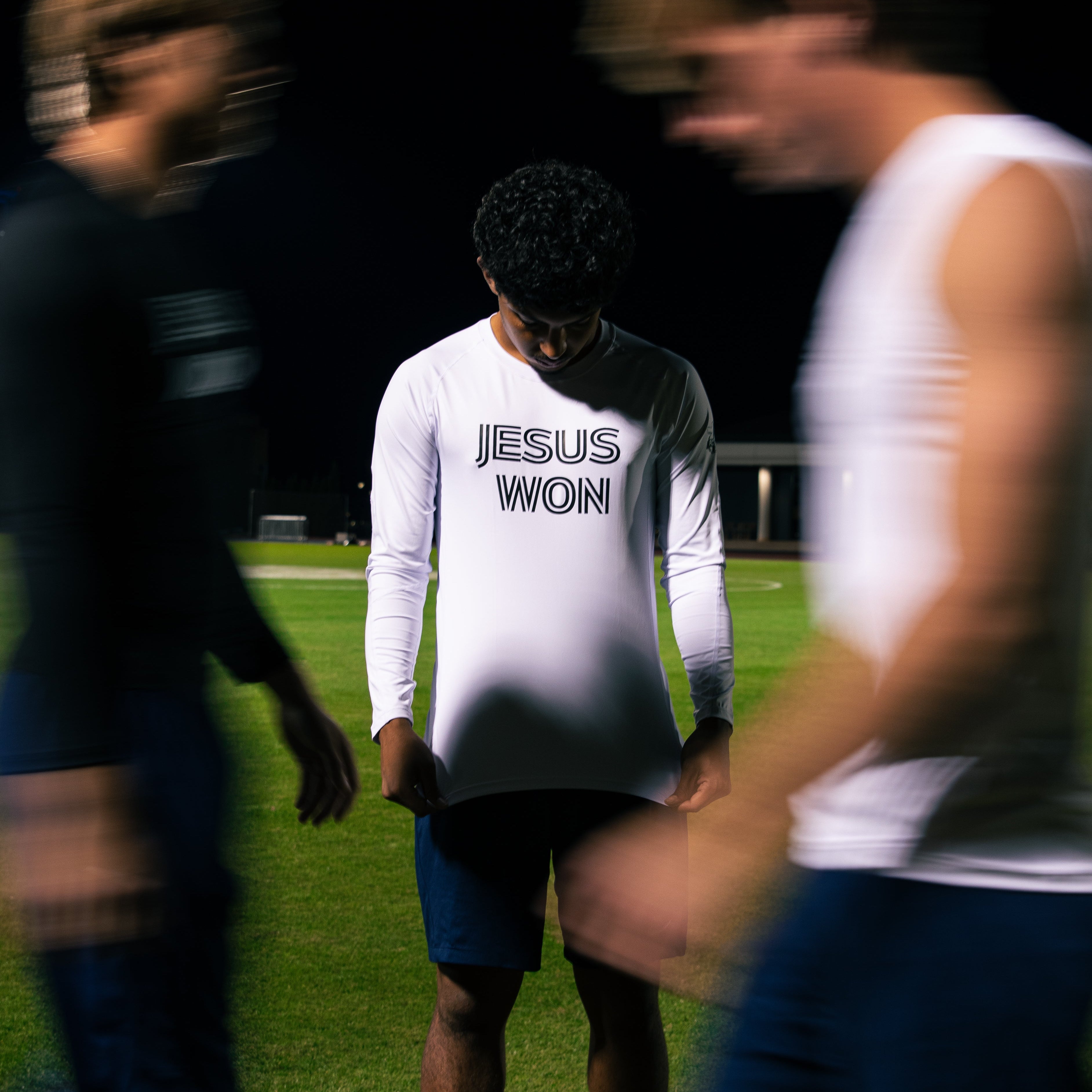 'JESUS WON' X FCA - COMPRESSION SHIRT