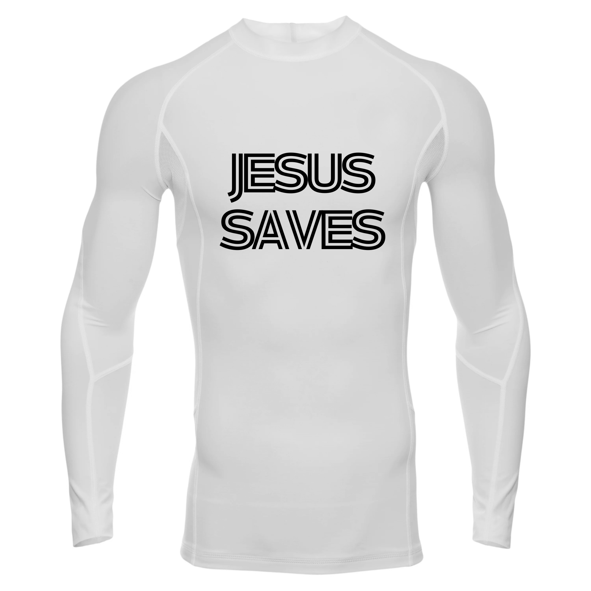 'JESUS SAVES' X IMPACT CITY FC - COMPRESSION SHIRT