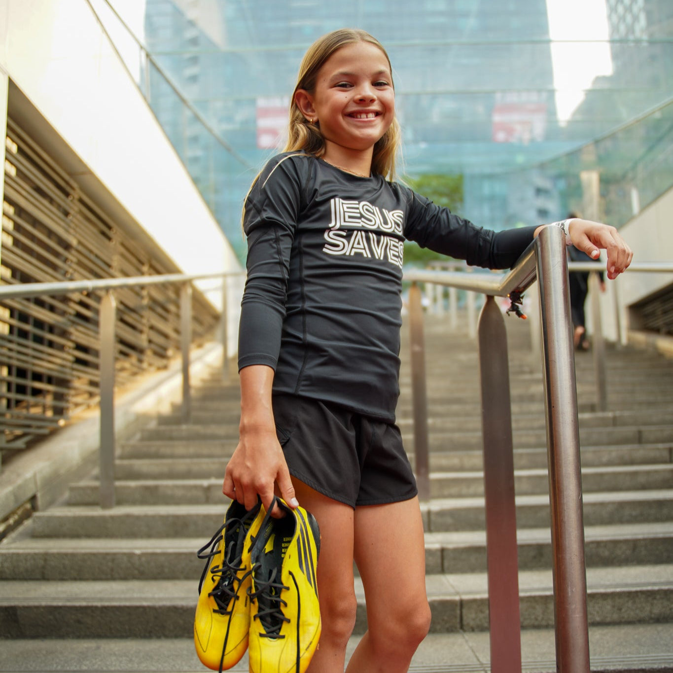 YOUTH 'JESUS SAVES' COMPRESSIONS