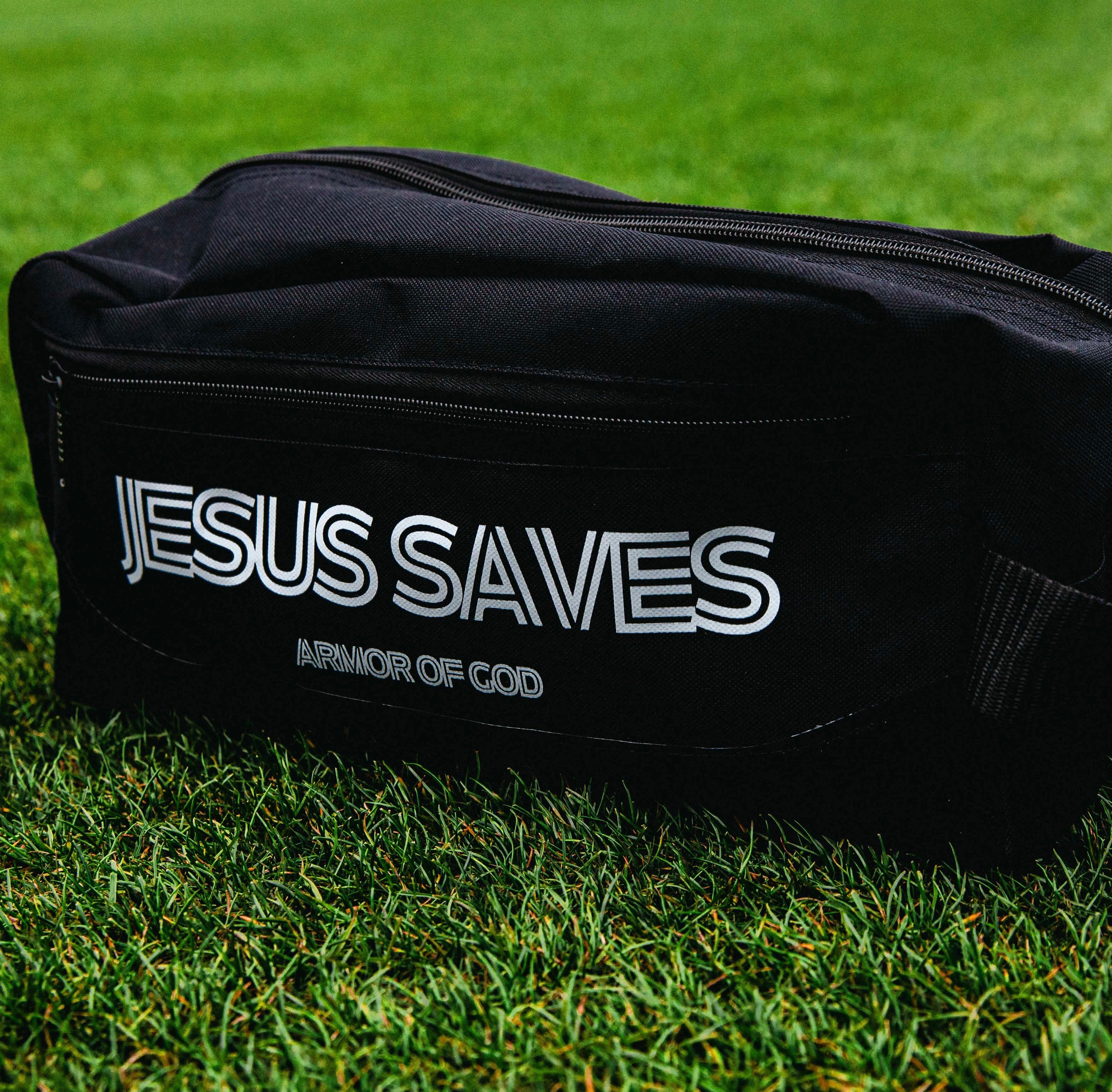 'JESUS SAVES' BOOT BAG