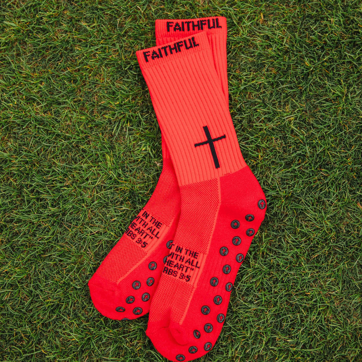 'CROSS' GRIP SOCKS – Faithful Champions
