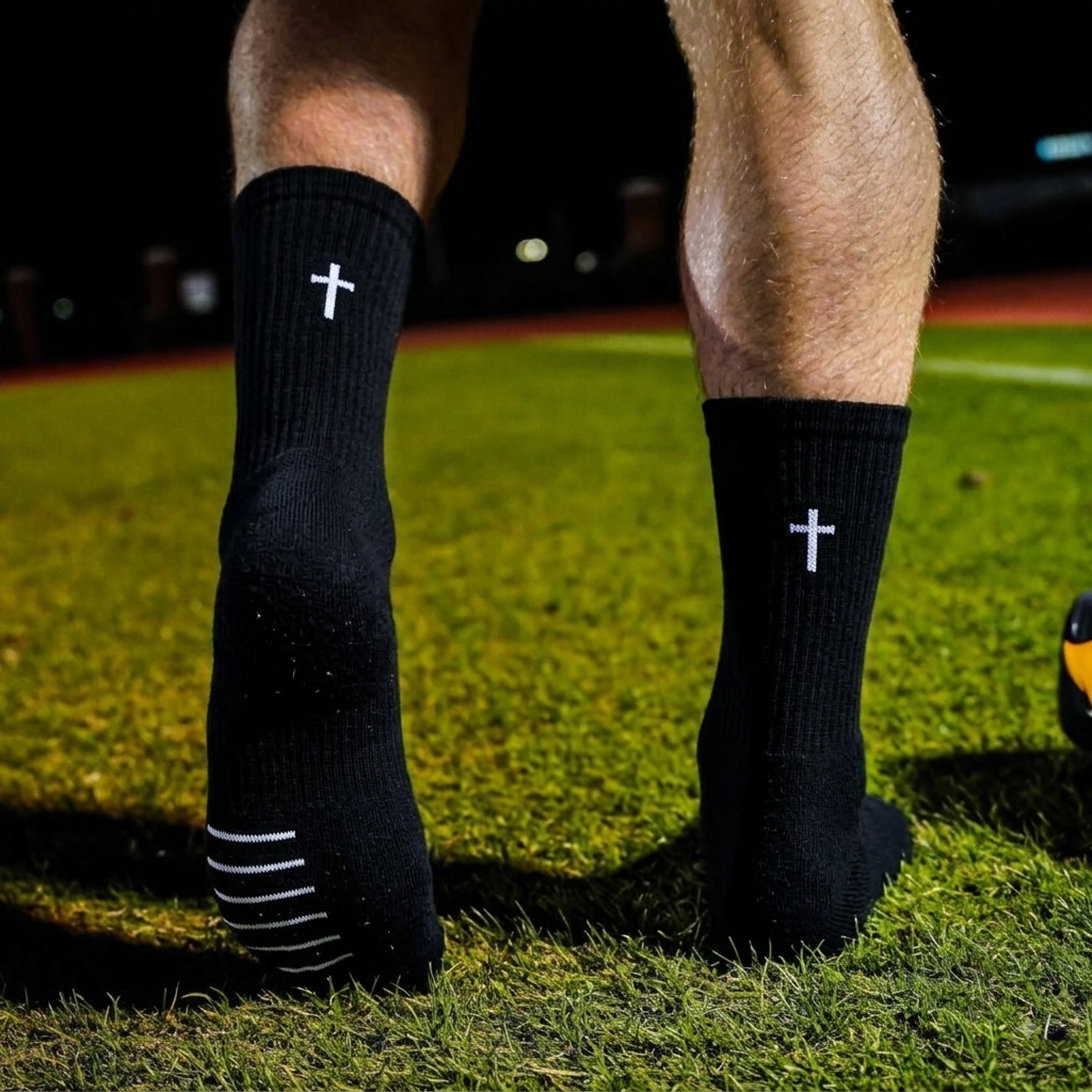 PADDED - JESUS SAVES ATHLETIX SOCKS