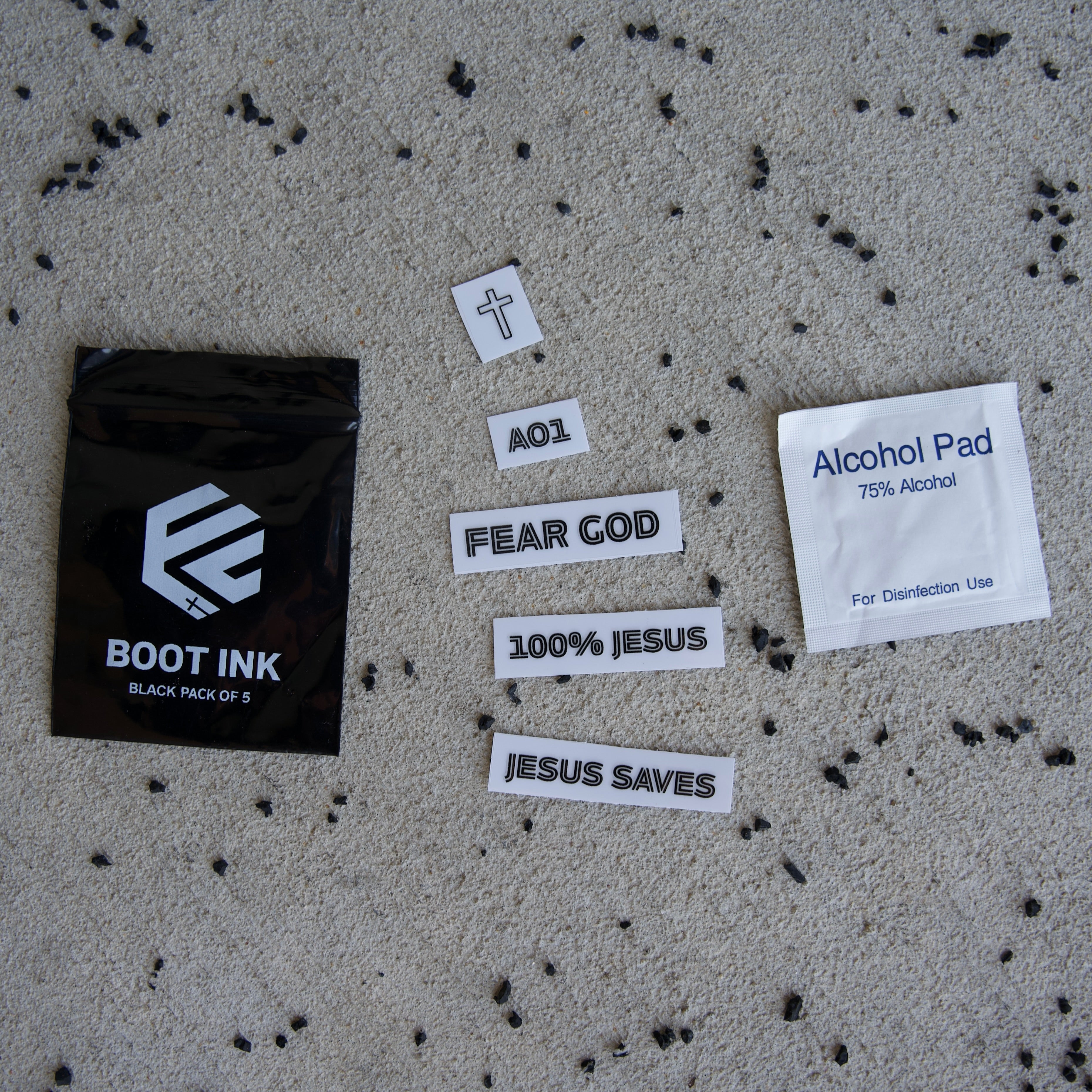 BOOT STICKERS (PACK OF 5)